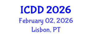 International Conference on Disability and Diversity (ICDD) February 02, 2026 - Lisbon, Portugal International Conference on Disability and Diversity (ICDD) February 02, 2026 - Lisbon, Portugal