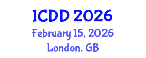 International Conference on Disability and Diversity (ICDD) February 15, 2026 - London, United Kingdom