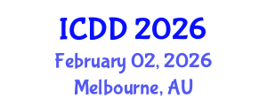 International Conference on Disability and Diversity (ICDD) February 02, 2026 - Melbourne, Australia