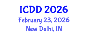 International Conference on Disability and Diversity (ICDD) February 23, 2026 - New Delhi, India International Conference on Disability and Diversity (ICDD) February 23, 2026 - New Delhi, India