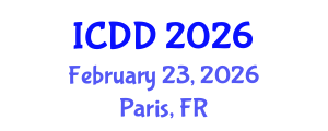 International Conference on Disability and Diversity (ICDD) February 23, 2026 - Paris, France International Conference on Disability and Diversity (ICDD) February 23, 2026 - Paris, France