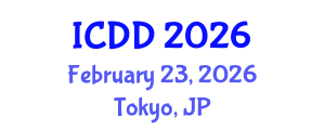 International Conference on Disability and Diversity (ICDD) February 23, 2026 - Tokyo, Japan International Conference on Disability and Diversity (ICDD) February 23, 2026 - Tokyo, Japan