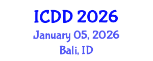 International Conference on Disability and Diversity (ICDD) January 05, 2026 - Bali, Indonesia International Conference on Disability and Diversity (ICDD) January 05, 2026 - Bali, Indonesia