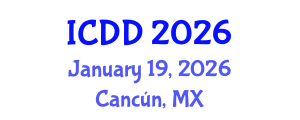 International Conference on Disability and Diversity (ICDD) January 19, 2026 - Cancún, Mexico