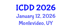 International Conference on Disability and Diversity (ICDD) January 12, 2026 - Montevideo, Uruguay International Conference on Disability and Diversity (ICDD) January 12, 2026 - Montevideo, Uruguay
