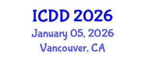 International Conference on Disability and Diversity (ICDD) January 05, 2026 - Vancouver, Canada