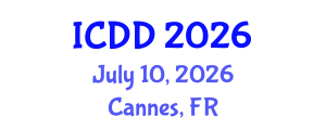 International Conference on Disability and Diversity (ICDD) July 10, 2026 - Cannes, France International Conference on Disability and Diversity (ICDD) July 10, 2026 - Cannes, France
