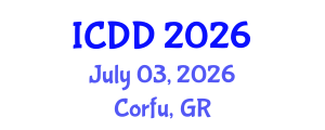 International Conference on Disability and Diversity (ICDD) July 03, 2026 - Corfu, Greece International Conference on Disability and Diversity (ICDD) July 03, 2026 - Corfu, Greece