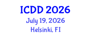 International Conference on Disability and Diversity (ICDD) July 19, 2026 - Helsinki, Finland International Conference on Disability and Diversity (ICDD) July 19, 2026 - Helsinki, Finland