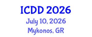 International Conference on Disability and Diversity (ICDD) July 10, 2026 - Mykonos, Greece International Conference on Disability and Diversity (ICDD) July 10, 2026 - Mykonos, Greece