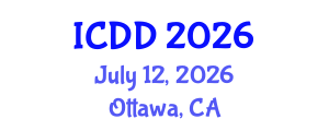 International Conference on Disability and Diversity (ICDD) July 12, 2026 - Ottawa, Canada International Conference on Disability and Diversity (ICDD) July 12, 2026 - Ottawa, Canada