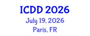 International Conference on Disability and Diversity (ICDD) July 19, 2026 - Paris, France International Conference on Disability and Diversity (ICDD) July 19, 2026 - Paris, France