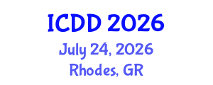 International Conference on Disability and Diversity (ICDD) July 24, 2026 - Rhodes, Greece International Conference on Disability and Diversity (ICDD) July 24, 2026 - Rhodes, Greece