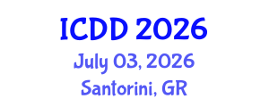 International Conference on Disability and Diversity (ICDD) July 03, 2026 - Santorini, Greece International Conference on Disability and Diversity (ICDD) July 03, 2026 - Santorini, Greece