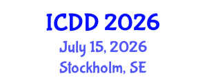 International Conference on Disability and Diversity (ICDD) July 15, 2026 - Stockholm, Sweden International Conference on Disability and Diversity (ICDD) July 15, 2026 - Stockholm, Sweden