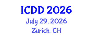 International Conference on Disability and Diversity (ICDD) July 29, 2026 - Zurich, Switzerland International Conference on Disability and Diversity (ICDD) July 29, 2026 - Zurich, Switzerland