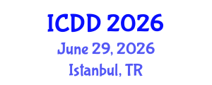 International Conference on Disability and Diversity (ICDD) June 29, 2026 - Istanbul, Turkey International Conference on Disability and Diversity (ICDD) June 29, 2026 - Istanbul, Turkey