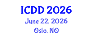 International Conference on Disability and Diversity (ICDD) June 22, 2026 - Oslo, Norway International Conference on Disability and Diversity (ICDD) June 22, 2026 - Oslo, Norway