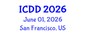 International Conference on Disability and Diversity (ICDD) June 01, 2026 - San Francisco, United States International Conference on Disability and Diversity (ICDD) June 01, 2026 - San Francisco, United States