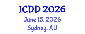 International Conference on Disability and Diversity (ICDD) June 15, 2026 - Sydney, Australia International Conference on Disability and Diversity (ICDD) June 15, 2026 - Sydney, Australia