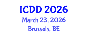 International Conference on Disability and Diversity (ICDD) March 23, 2026 - Brussels, Belgium International Conference on Disability and Diversity (ICDD) March 23, 2026 - Brussels, Belgium