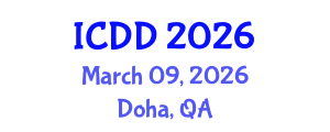 International Conference on Disability and Diversity (ICDD) March 09, 2026 - Doha, Qatar International Conference on Disability and Diversity (ICDD) March 09, 2026 - Doha, Qatar