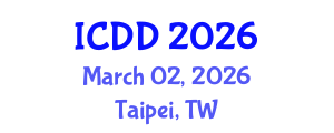 International Conference on Disability and Diversity (ICDD) March 02, 2026 - Taipei, Taiwan