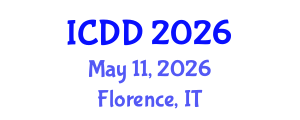 International Conference on Disability and Diversity (ICDD) May 11, 2026 - Florence, Italy International Conference on Disability and Diversity (ICDD) May 11, 2026 - Florence, Italy