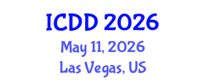 International Conference on Disability and Diversity (ICDD) May 11, 2026 - Las Vegas, United States International Conference on Disability and Diversity (ICDD) May 11, 2026 - Las Vegas, United States