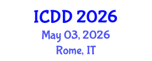 International Conference on Disability and Diversity (ICDD) May 03, 2026 - Rome, Italy