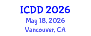 International Conference on Disability and Diversity (ICDD) May 18, 2026 - Vancouver, Canada International Conference on Disability and Diversity (ICDD) May 18, 2026 - Vancouver, Canada