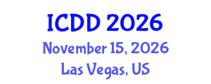International Conference on Disability and Diversity (ICDD) November 15, 2026 - Las Vegas, United States