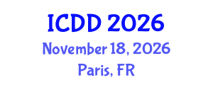 International Conference on Disability and Diversity (ICDD) November 18, 2026 - Paris, France