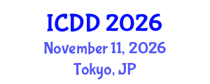 International Conference on Disability and Diversity (ICDD) November 11, 2026 - Tokyo, Japan International Conference on Disability and Diversity (ICDD) November 11, 2026 - Tokyo, Japan