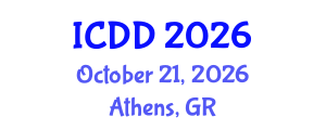 International Conference on Disability and Diversity (ICDD) October 21, 2026 - Athens, Greece International Conference on Disability and Diversity (ICDD) October 21, 2026 - Athens, Greece