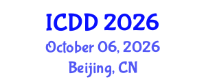 International Conference on Disability and Diversity (ICDD) October 06, 2026 - Beijing, China