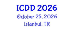 International Conference on Disability and Diversity (ICDD) October 25, 2026 - Istanbul, Turkey International Conference on Disability and Diversity (ICDD) October 25, 2026 - Istanbul, Turkey