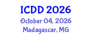 International Conference on Disability and Diversity (ICDD) October 04, 2026 - Madagascar, Madagascar International Conference on Disability and Diversity (ICDD) October 04, 2026 - Madagascar, Madagascar