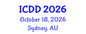 International Conference on Disability and Diversity (ICDD) October 18, 2026 - Sydney, Australia International Conference on Disability and Diversity (ICDD) October 18, 2026 - Sydney, Australia