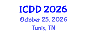 International Conference on Disability and Diversity (ICDD) October 25, 2026 - Tunis, Tunisia International Conference on Disability and Diversity (ICDD) October 25, 2026 - Tunis, Tunisia