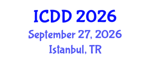 International Conference on Disability and Diversity (ICDD) September 27, 2026 - Istanbul, Turkey International Conference on Disability and Diversity (ICDD) September 27, 2026 - Istanbul, Turkey