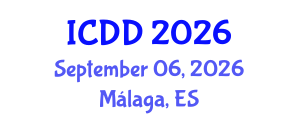 International Conference on Disability and Diversity (ICDD) September 06, 2026 - Málaga, Spain International Conference on Disability and Diversity (ICDD) September 06, 2026 - Málaga, Spain