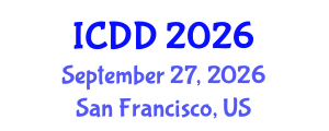 International Conference on Disability and Diversity (ICDD) September 27, 2026 - San Francisco, United States International Conference on Disability and Diversity (ICDD) September 27, 2026 - San Francisco, United States