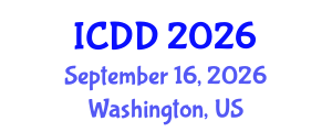 International Conference on Disability and Diversity (ICDD) September 16, 2026 - Washington, United States International Conference on Disability and Diversity (ICDD) September 16, 2026 - Washington, United States