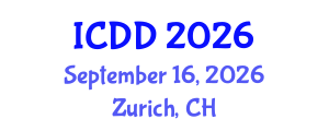 International Conference on Disability and Diversity (ICDD) September 16, 2026 - Zurich, Switzerland