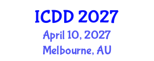 International Conference on Disability and Diversity (ICDD) April 10, 2027 - Melbourne, Australia International Conference on Disability and Diversity (ICDD) April 10, 2027 - Melbourne, Australia