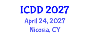 International Conference on Disability and Diversity (ICDD) April 24, 2027 - Nicosia, Cyprus International Conference on Disability and Diversity (ICDD) April 24, 2027 - Nicosia, Cyprus