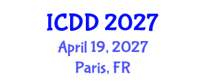 International Conference on Disability and Diversity (ICDD) April 19, 2027 - Paris, France International Conference on Disability and Diversity (ICDD) April 19, 2027 - Paris, France
