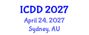 International Conference on Disability and Diversity (ICDD) April 24, 2027 - Sydney, Australia International Conference on Disability and Diversity (ICDD) April 24, 2027 - Sydney, Australia
