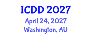 International Conference on Disability and Diversity (ICDD) April 24, 2027 - Washington, Australia International Conference on Disability and Diversity (ICDD) April 24, 2027 - Washington, Australia